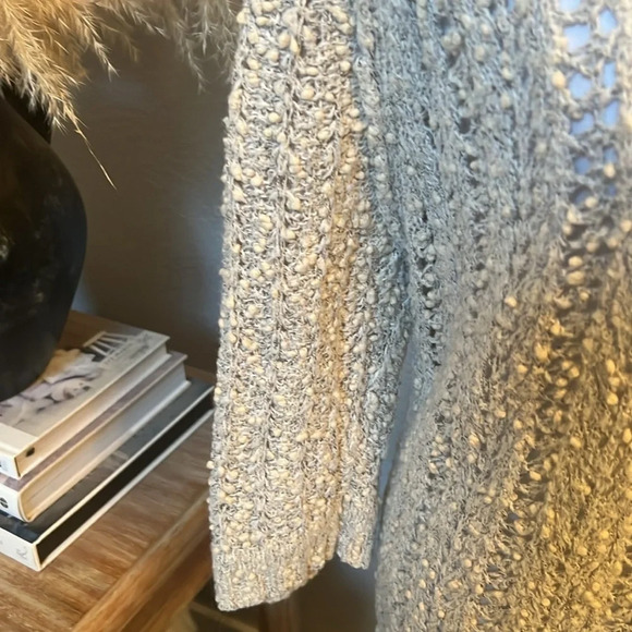 SLEEPING ON SNOW Anthropologie Beige Wool Blend Cowl Neck Sweater Size Small - Picture 4 of 8